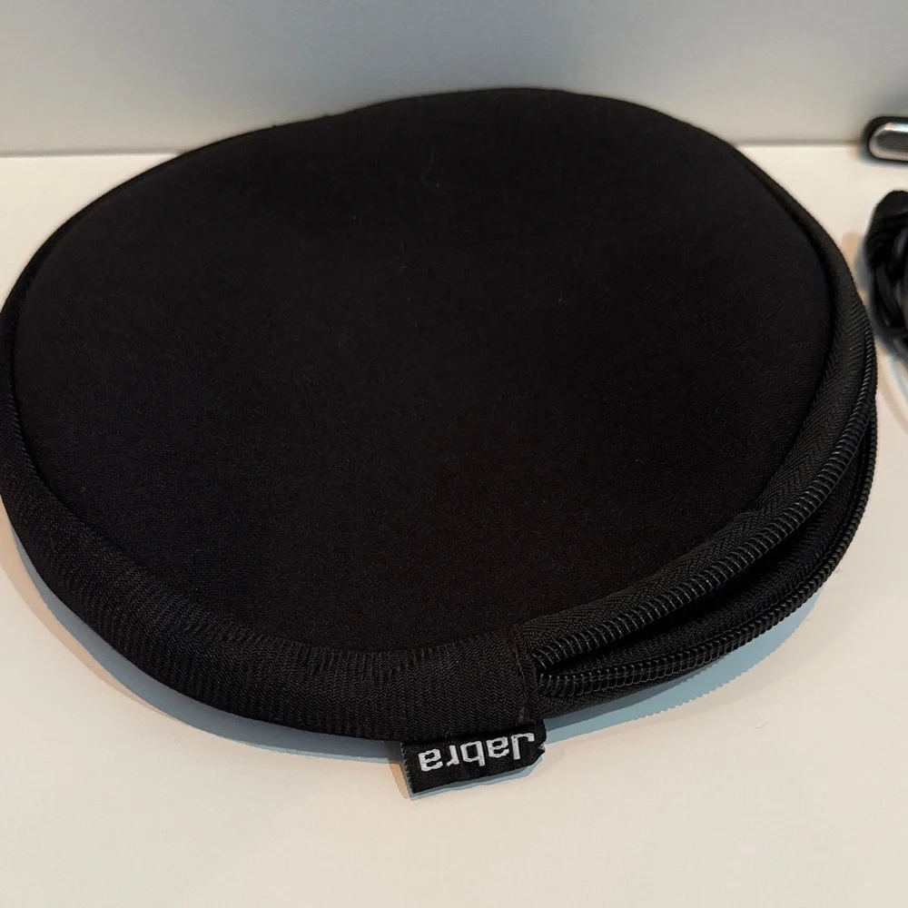 A Jabra Black Wired Headset with Microphone A